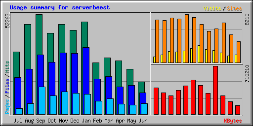 Usage summary for serverbeest